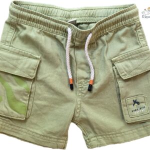 PANTALONCINO CARGO VERDE CHIARO TUC TUC