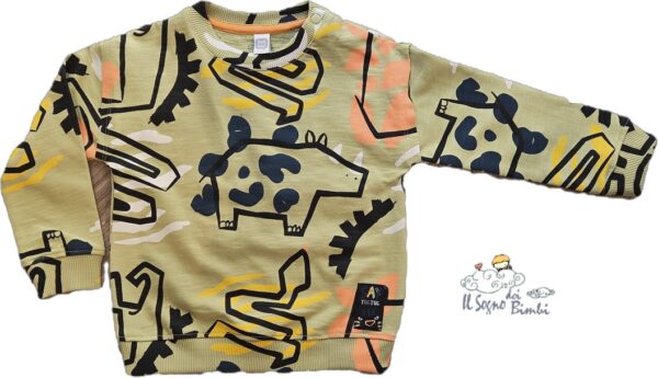 FELPA COTONE GARZATO SAVANA TUC TUC