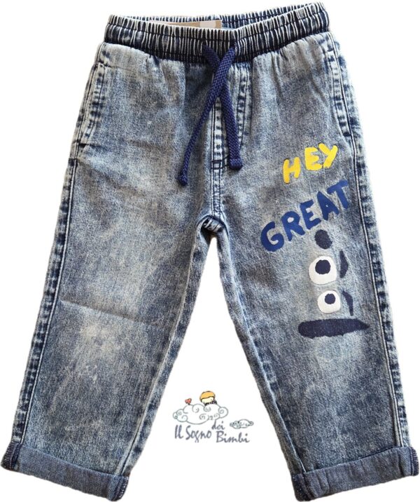 JEANS CON ELASTICO HEY GREAT TUCTUC
