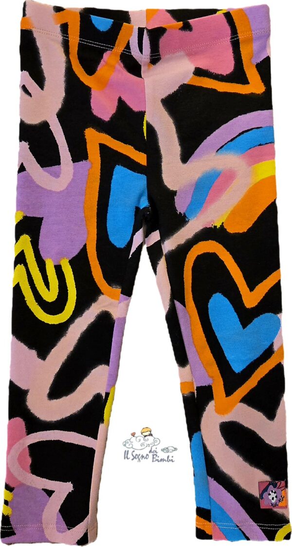 LEGGINS NERO FANTASIA TUC TUC