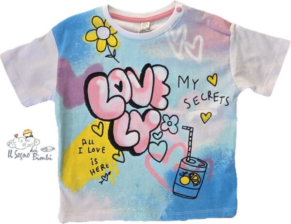 T-SHIRT MANICA CORTA LOVELY TUC  TUC