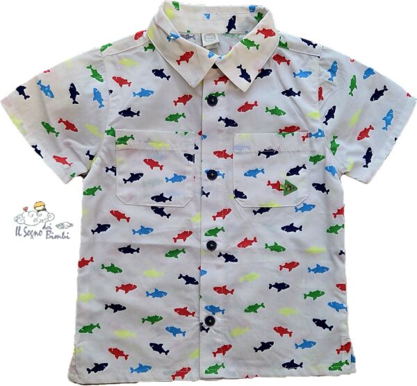 CAMICIA MANICA CORTA SQUALETTI TUC TUC