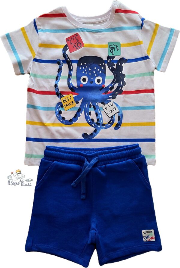 COMPLETO T-SHIRT E PANTALONCINO BEACH SQUAD TUC TUC