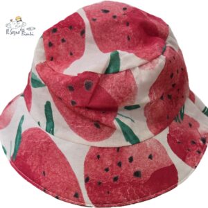 CAPPELLO PESCATORA FRAGOLE TUTTO PICCOLO